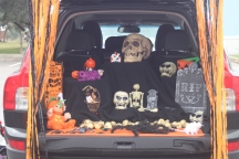 Our car for Trick or Trunking at School